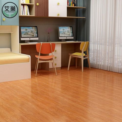 厂家直销自粘塑胶石塑地板,免胶防水地板贴,卧室可用地板_供应产品